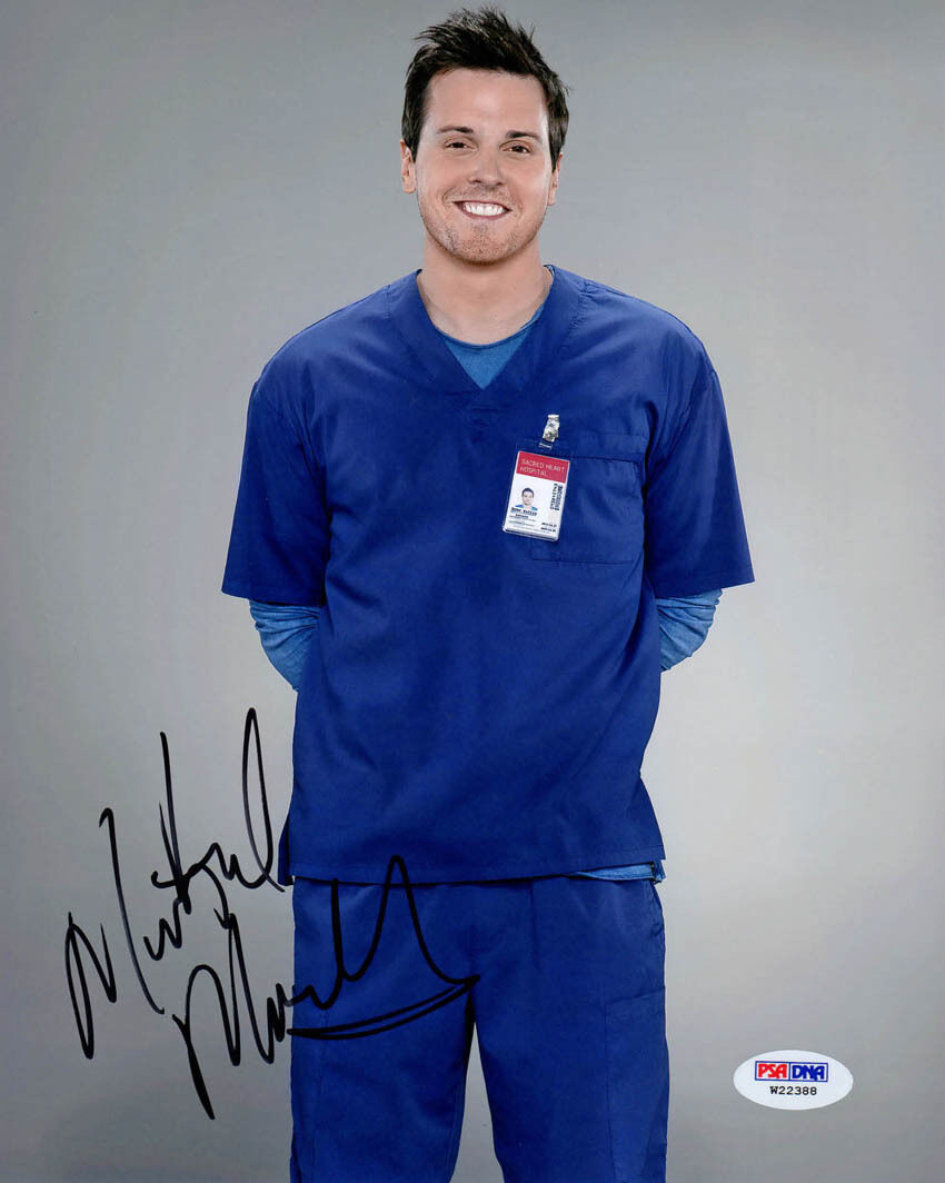 Michael Mosley SIGNED 8x10 Photo Poster painting Drew Suffin Scrubs PSA/DNA AUTOGRAPHED