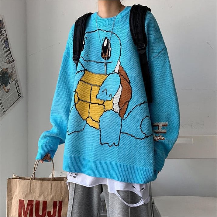 Pokemon Squirtle Kawaii Sweater weebmemes