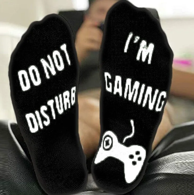 DO NOT DISTURB  I'M GAMING Socks