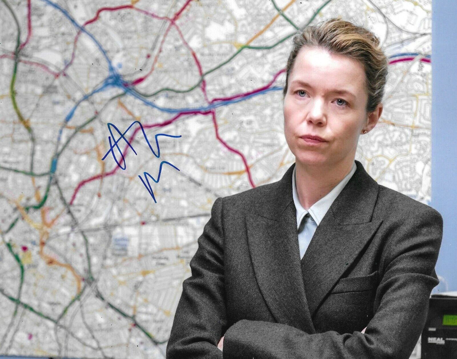 Anna Maxwell Martin Signed Line Of Duty 10x8 Photo Poster painting AFTAL