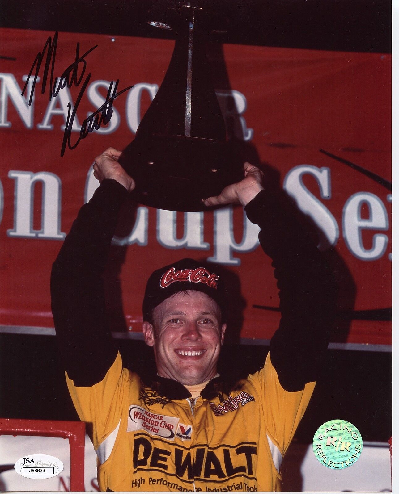 Matt Kenseth 8x10 Signed/Autograph/Auto JSA Authenticated