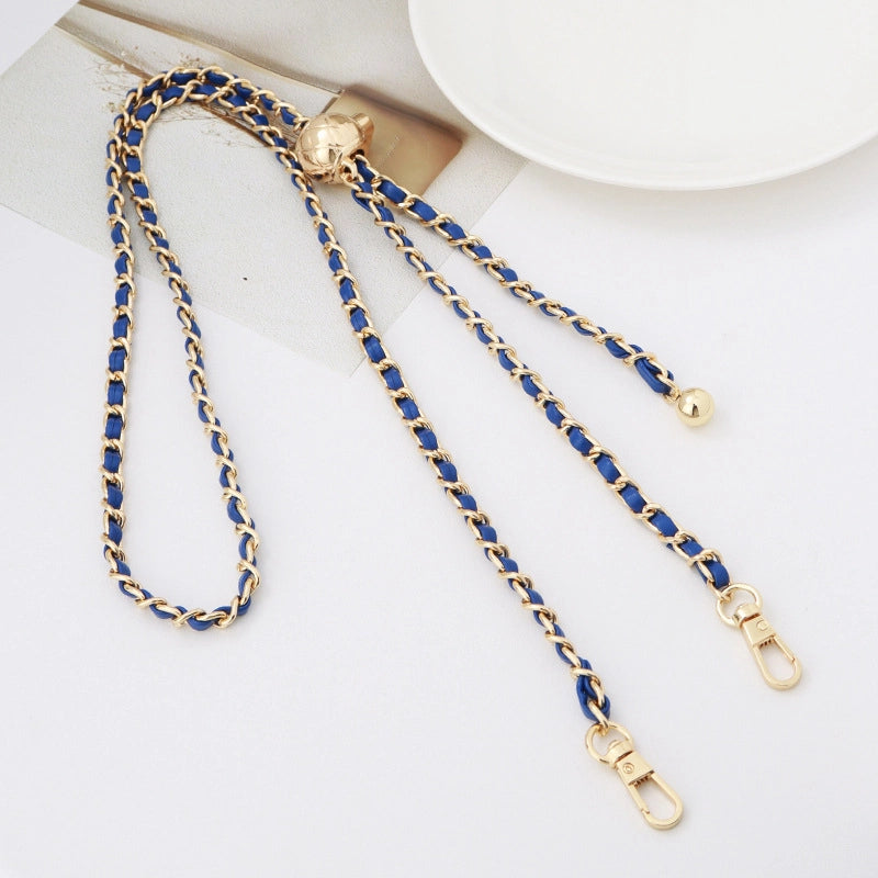 5 Pieces Alloy Solid Color Bag Chain Bag Straps