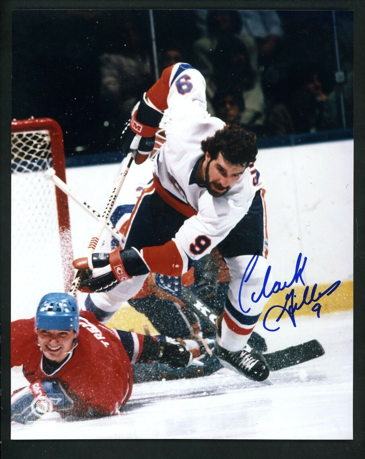 Clark Gillies Signed Autographed 11 x 14 Photo Poster painting New York Islanders A1A1