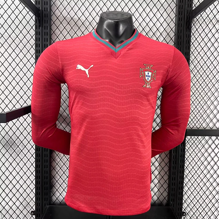 2026 Portugal World Cup Home Long-Sleeve Player Edition