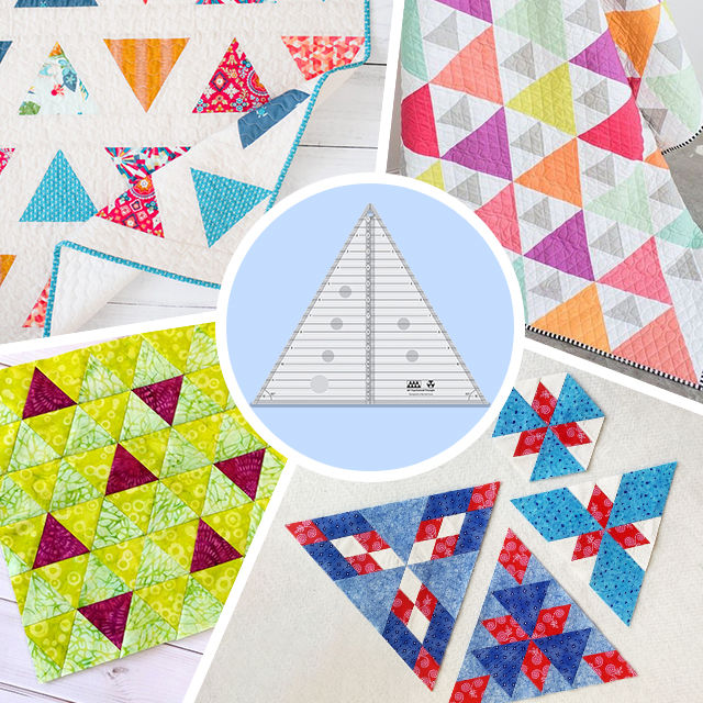 60 degree Triangle Quilt Ruler