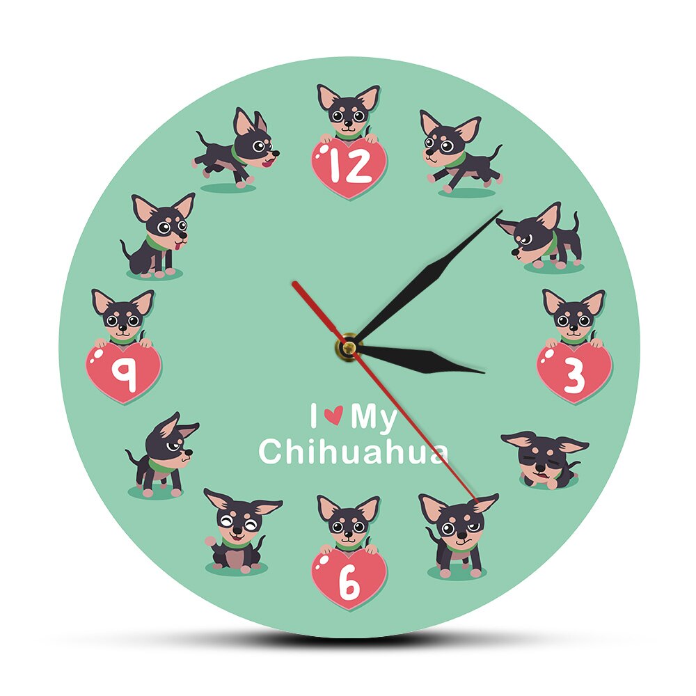 

Cartoon Chi-chi - Frameless Acrylic Wall Clock, 501 Original