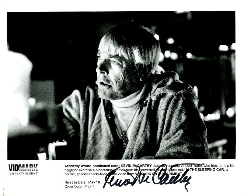 KEVIN McCARTHY Signed Photo Poster painting - The Sleeping Car