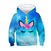 Kid Boy Girl Unicorn Loose Tide Long Sleeve Pullover Hoodie
