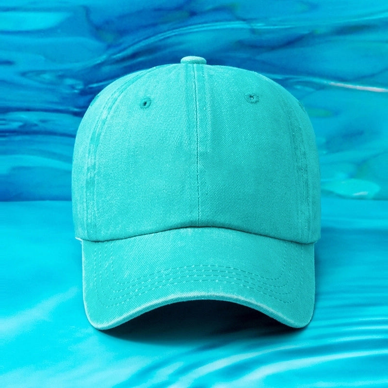 Unisex Retro Solid Color Baseball Cap