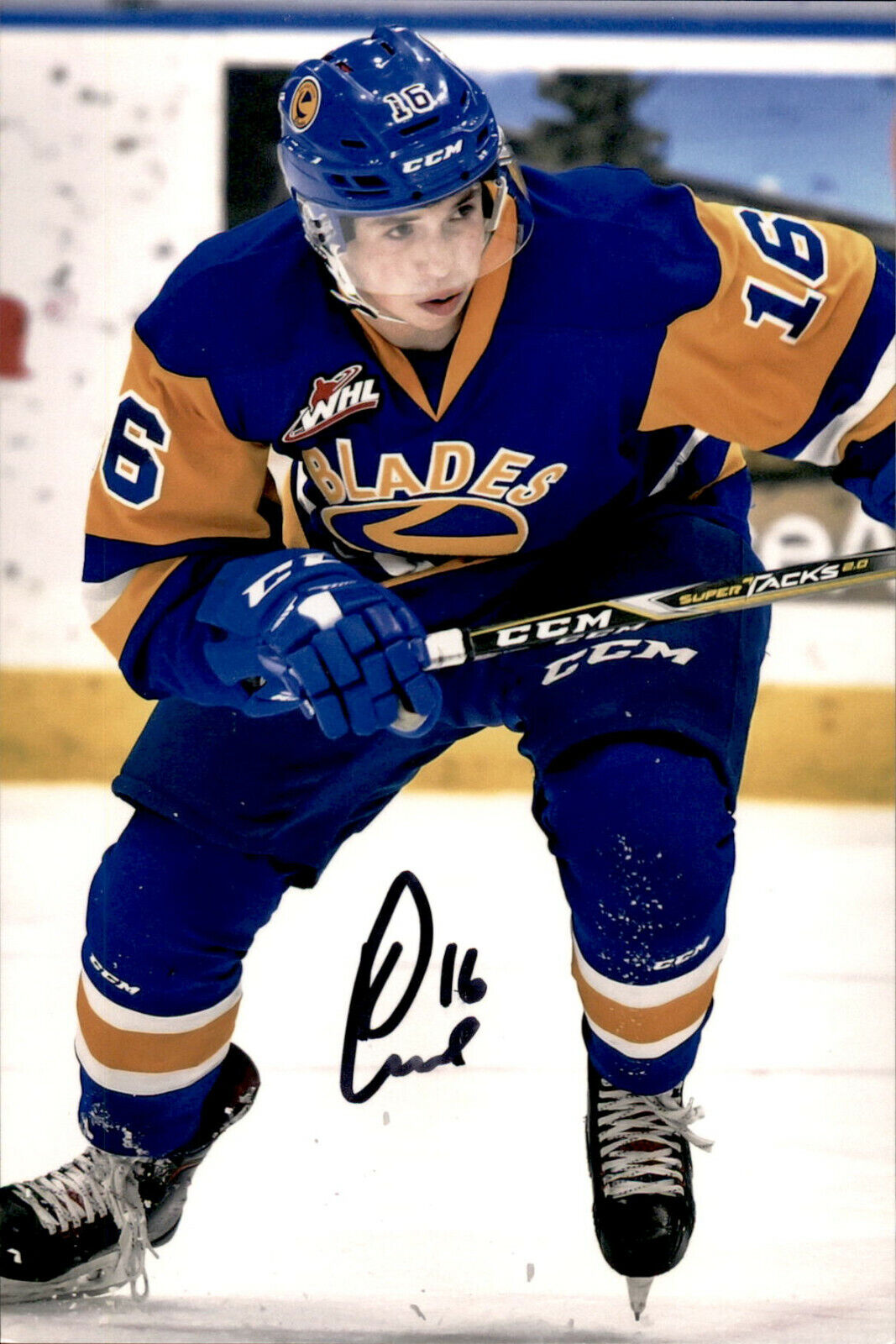 Kyle Crnkovic SIGNED 4x6 Photo Poster painting SASKATOON BLADES / NHL DRAFT 2020 #2