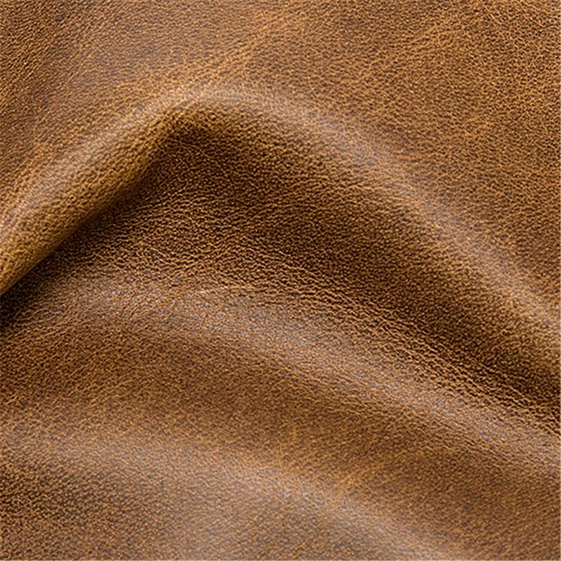 Men's Casual Cowhide Leather Double Zippers Crossbody Packs Waist Bag