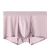 New ice silk nude mid-waist men's underwear, comfortable 7A antibacterial mulberry silk open crotch men's underwear