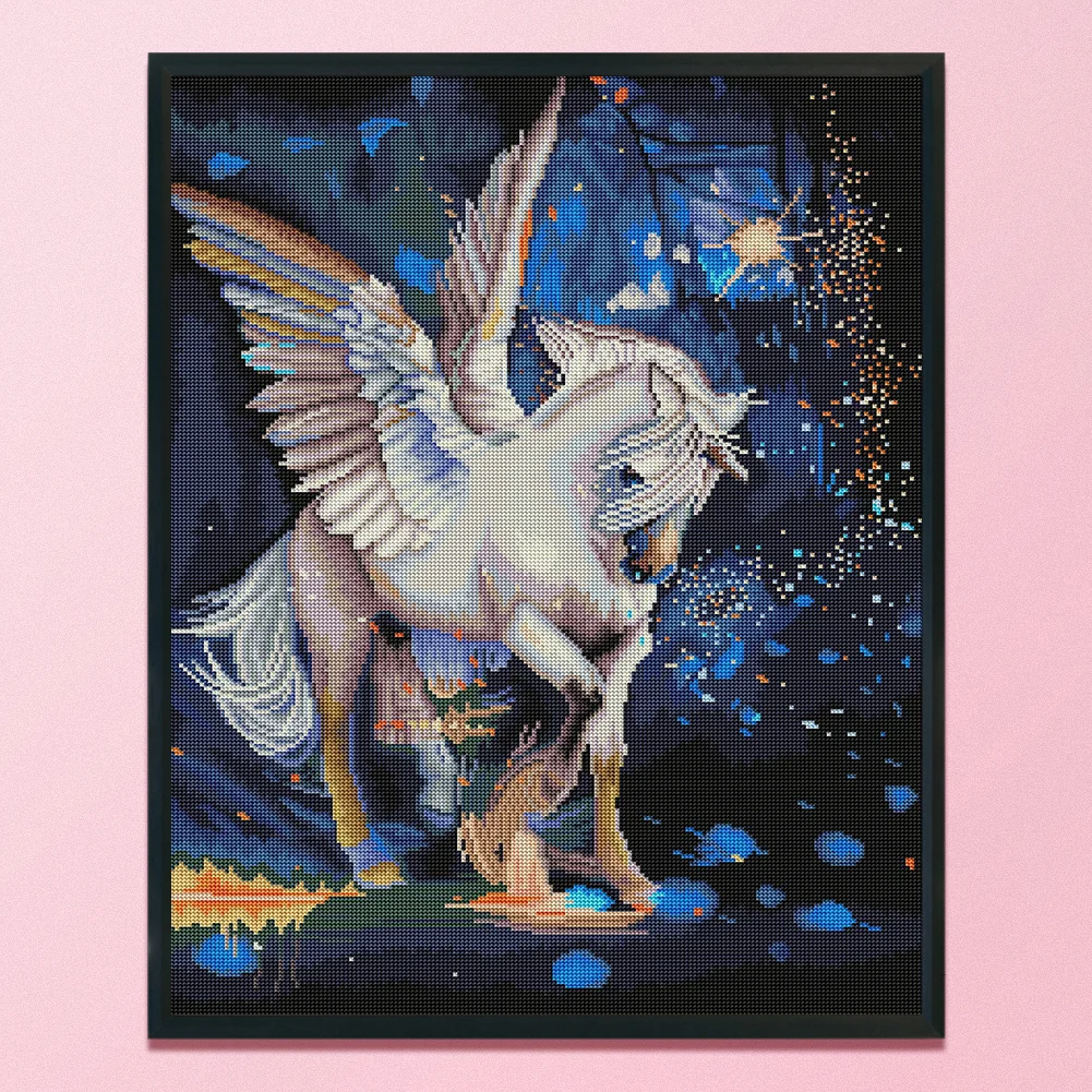 DIY Stamped Cross Stitch 11CT Full Embroidery 40*50cm - Pegasus