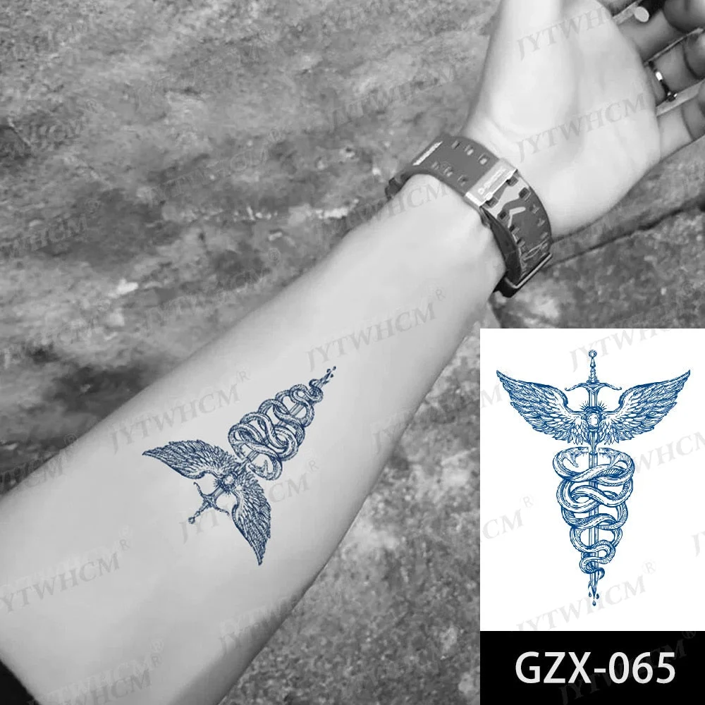 Juice 2 Weeks Lasting Tattoo Sticker Moon Forest Small Arrow Rose Waterproof Transfer Fake Tatoo Female Transfer Tatto Men Women