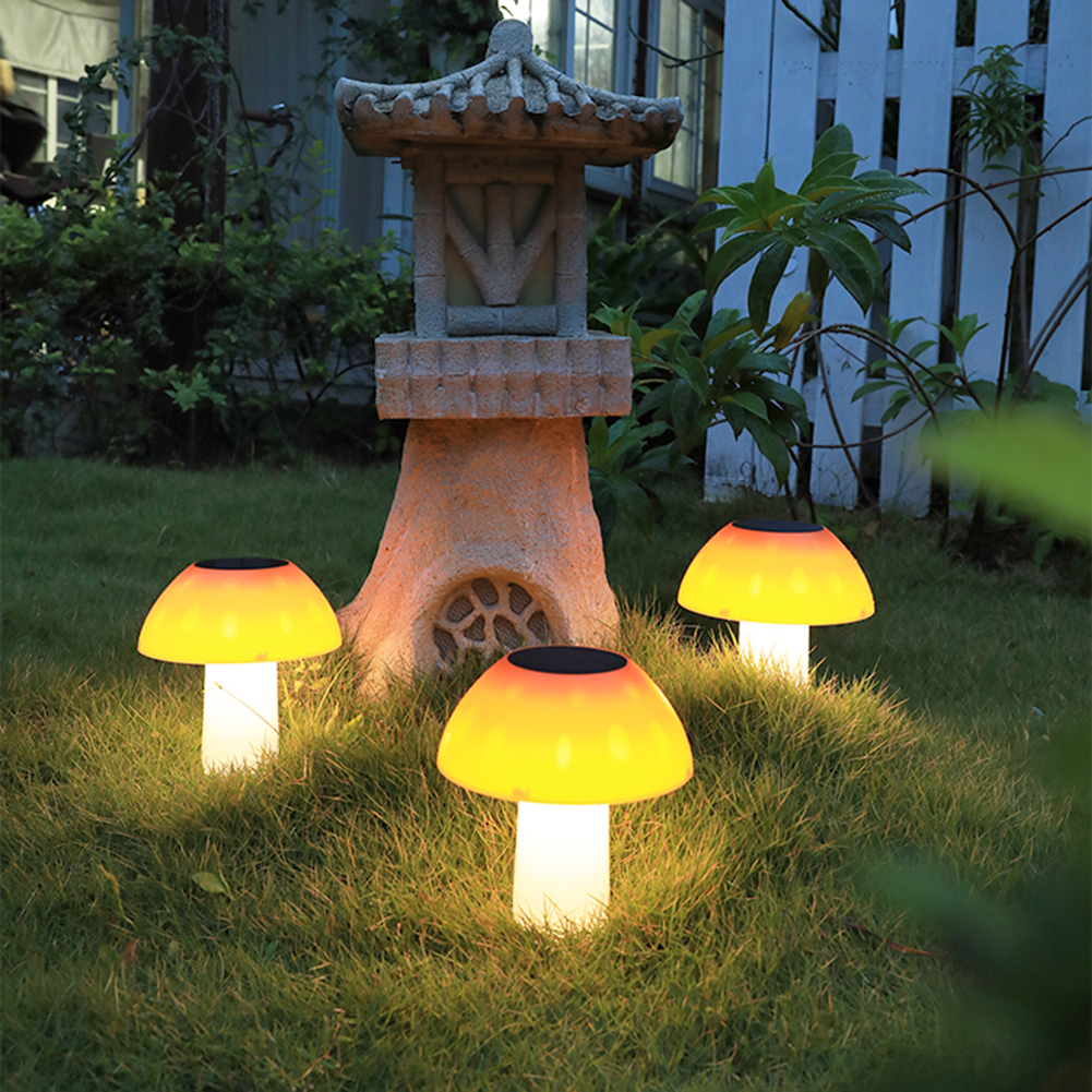 

LED Solar Mush Stakes-Landscape Light, Warm, 501 Original