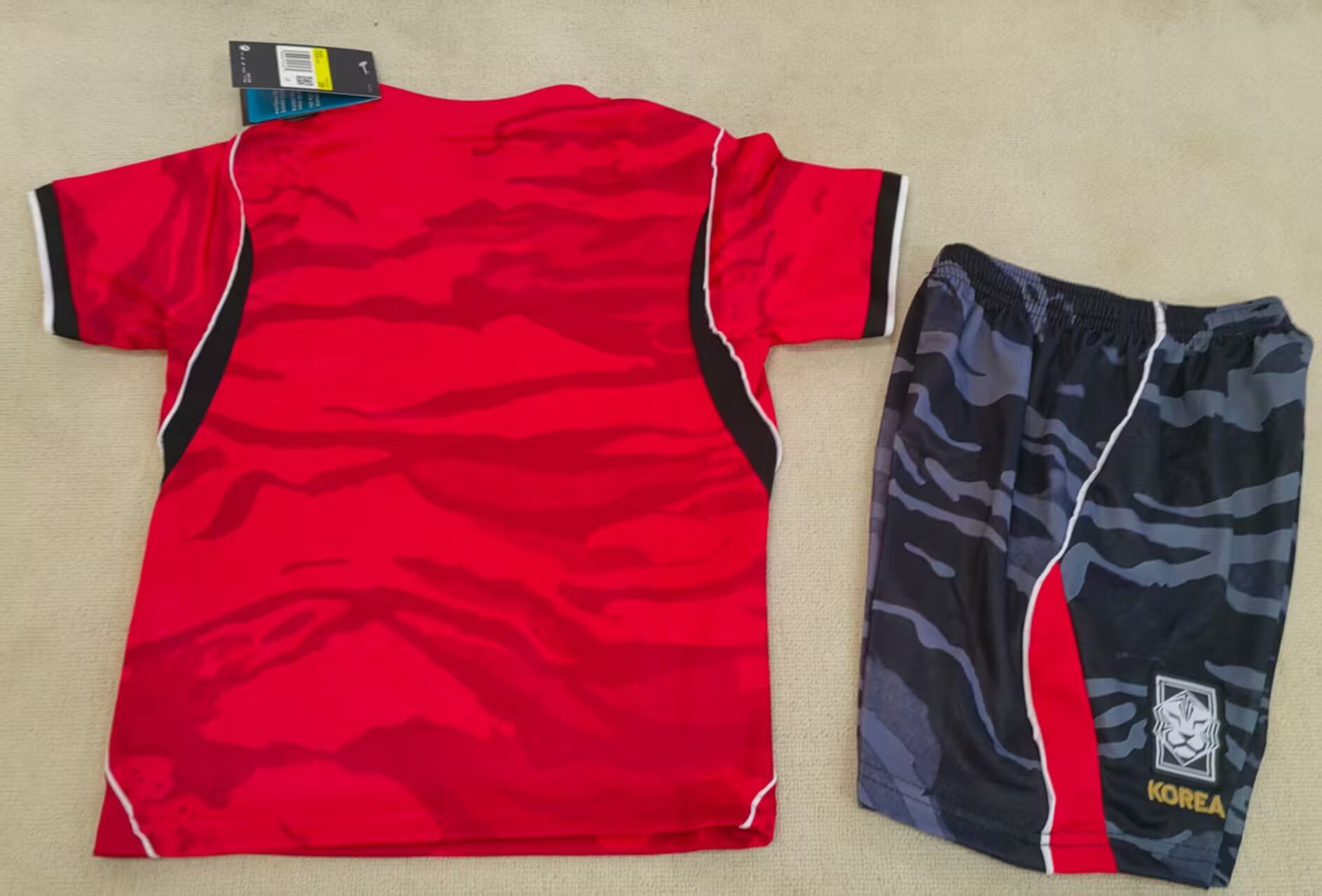 2026 Korea Home Kids Kit Soccer Jersey Thai Quality
