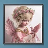 Diamond Painting-DIY Crystal Rhinestone Bird Girl
