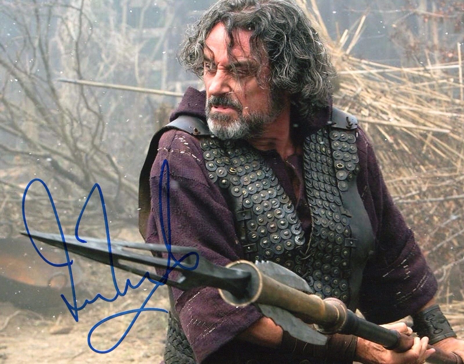 GFA Hercules Amphiaraus * IAN McSHANE * Signed 8x10 Photo Poster painting AD4 COA