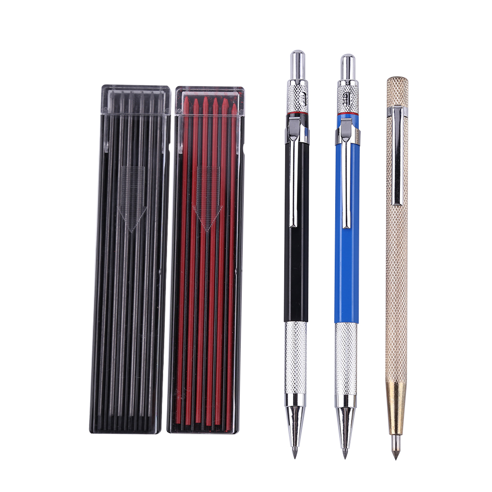 

Carpenter Pencils with Marker Refills Scriber Tool for Glass Ceramics Steel, 501 Original