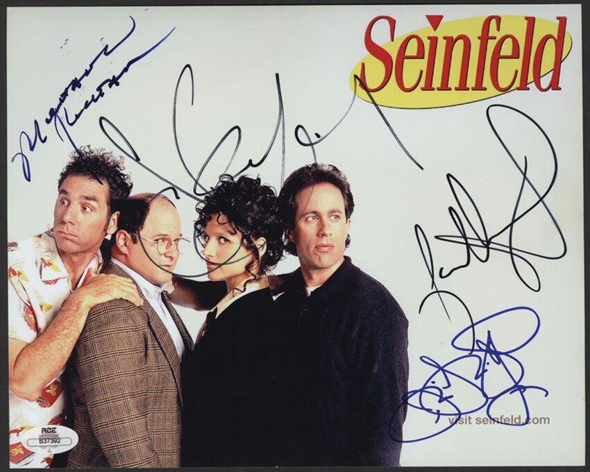 JERRY SEINFELD Cast Signed Photo Poster paintinggraph - TV Television - Preprint