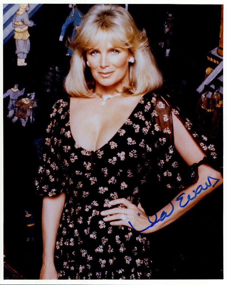 Linda Evans (Dynasty) signed authentic 8x10 Photo Poster painting COA