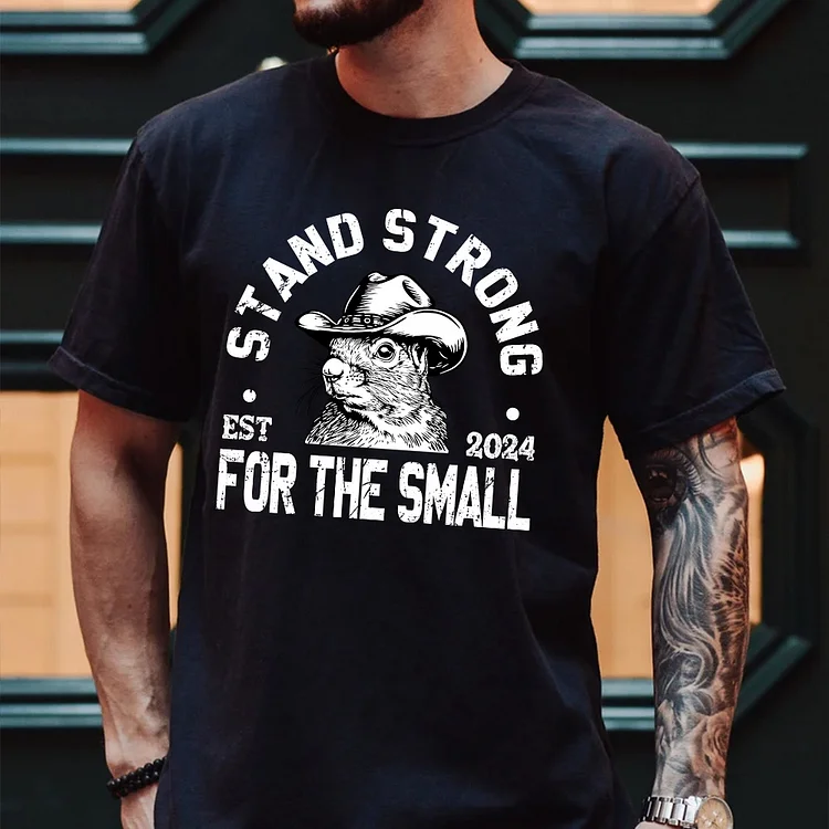 Peanut Shirt, Stand Strong for the Small Save Squirrel Gift, Peanut the Squirrel, Animal Lovers