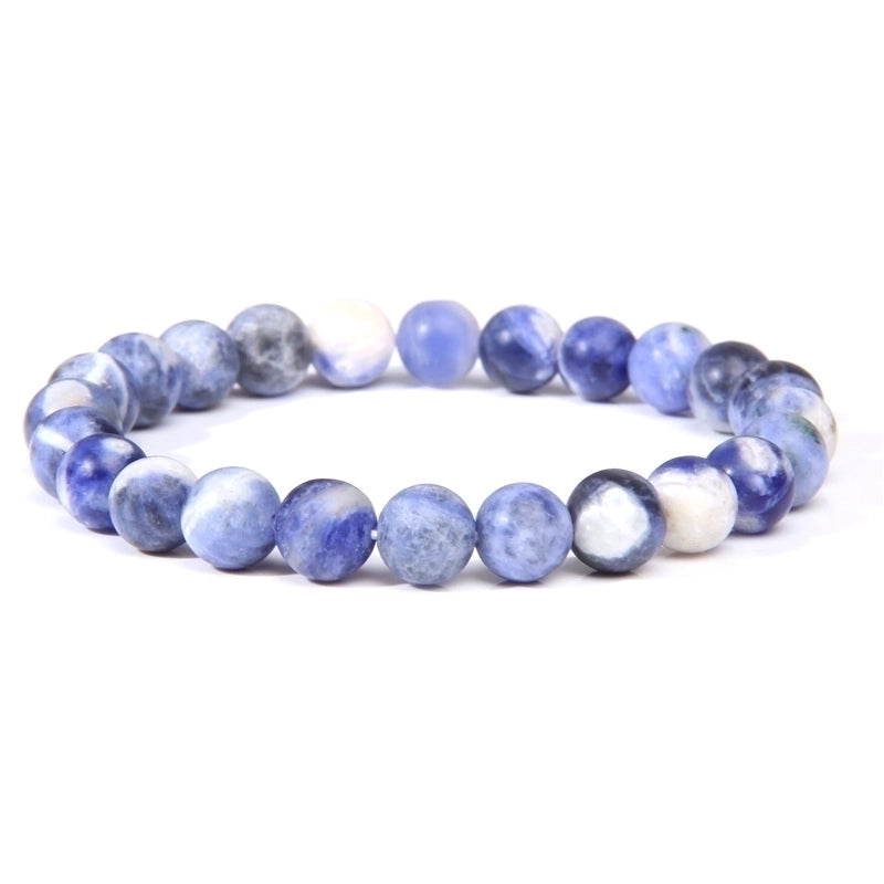 Fashion Solid Color Natural Stone Beaded Bracelets