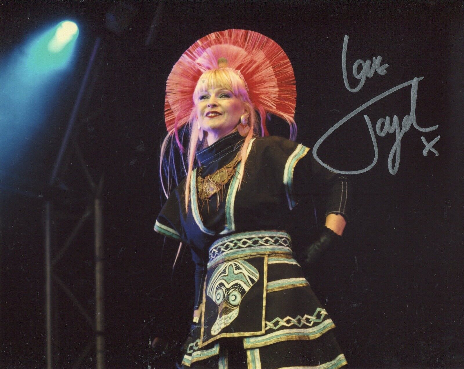 Pop & Punk star TOYAH signed 8x10 Photo Poster painting - IMAGE No11
