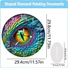 Dragon Eye Acrylic DIY Diamond Painting Clock Kit 5D Diamond Art Clock