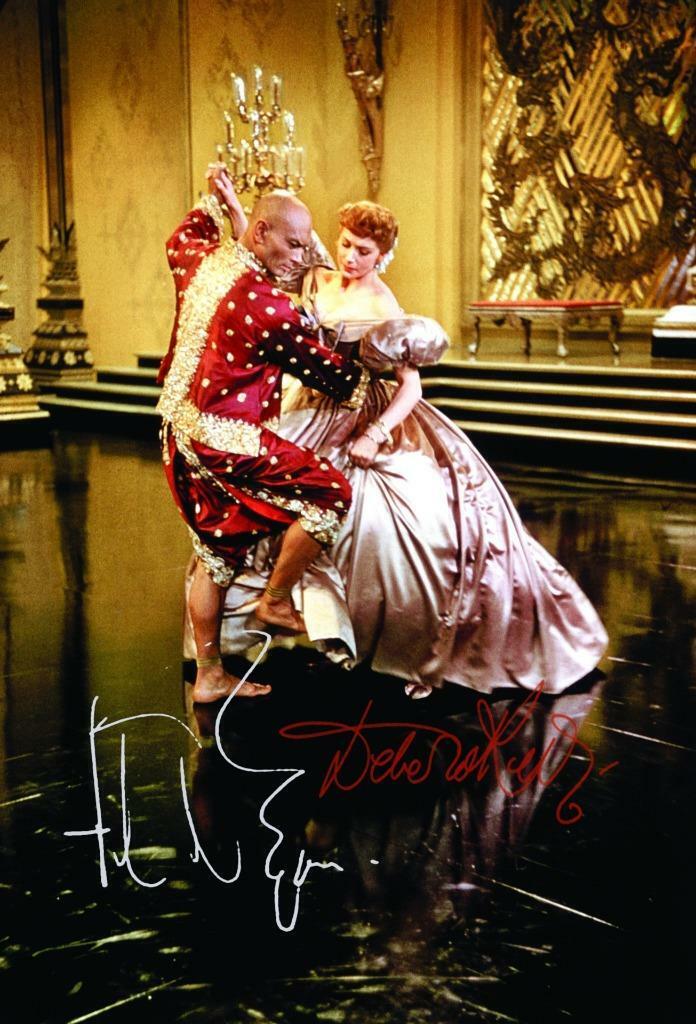 The King and I Deborah Kerr & Yul Brynner SIGNED 10 X 8