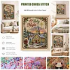 Holy Chapel DIY 11CT 3 Strand Stamped Cross Stitch Kit for Adults 40x50cm tapestrymarket