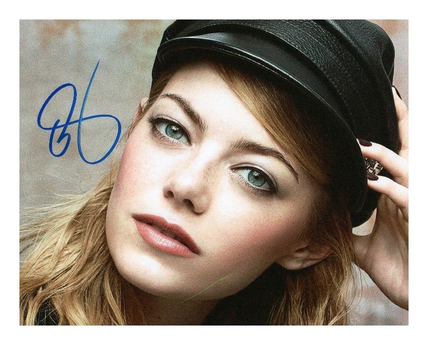 EMMA STONE AUTOGRAPHED SIGNED A4 PP POSTER Photo Poster painting PRINT