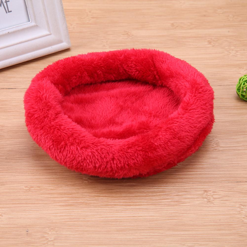 

Cute Animal Pet Rabbit Hamster House Bed Washable Winter Warm Soft Cushion, Pink, 501 Original