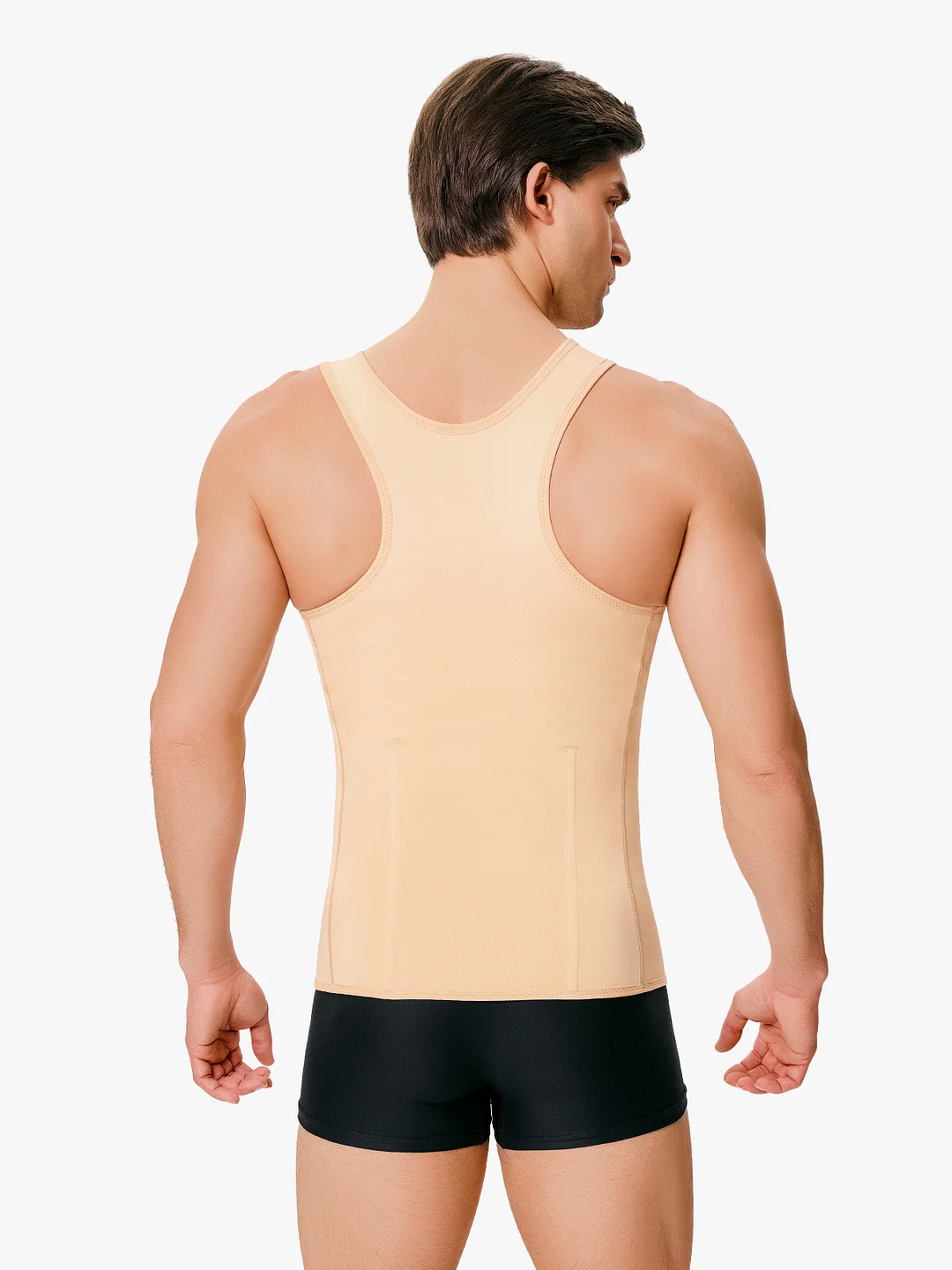 Zipper Belly Compression Workout out Waist Trainer Shapewear Tank Top