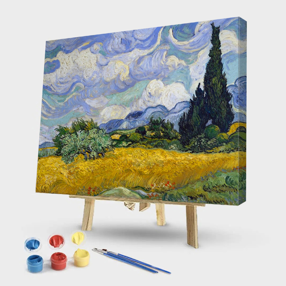 

40*50CM Paint By Numbers-White Clouds, 501 Original