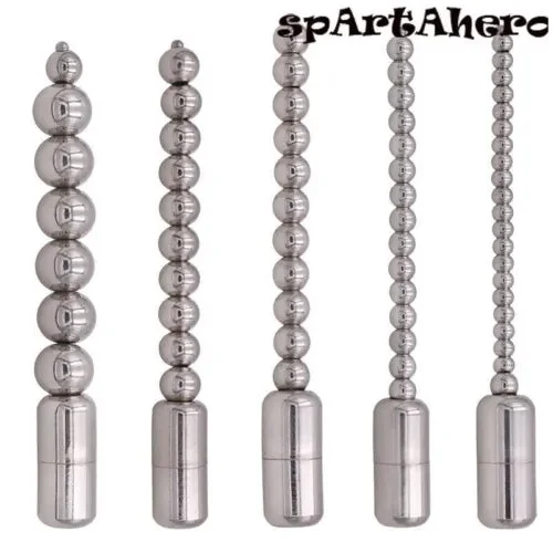 Torture Anal Plug Beads Sounding Rod Insert Adult Men Sound Expansion Sex  Toy