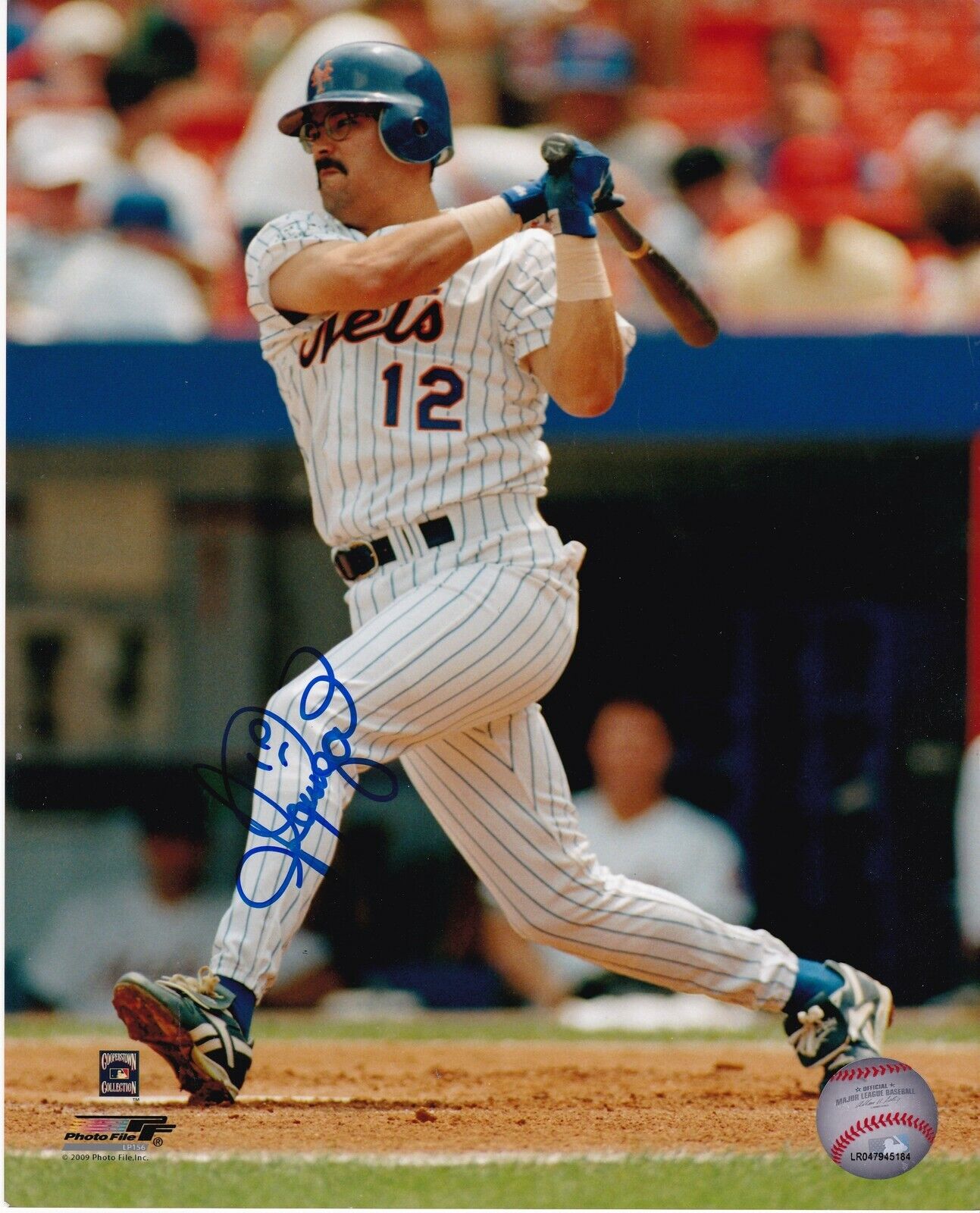 ALVARO ESPINOSA NEW YORK METS ACTION SIGNED 8x10