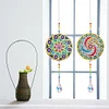 2pcs Crystal Light Catcher Diamond Painting Mandala Suncatcher Hanging Kit