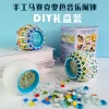 DIY Glass Mosaic Tiles Crafts Kits Handmade Multifuntional Alarm Clock Home Decor Gifts