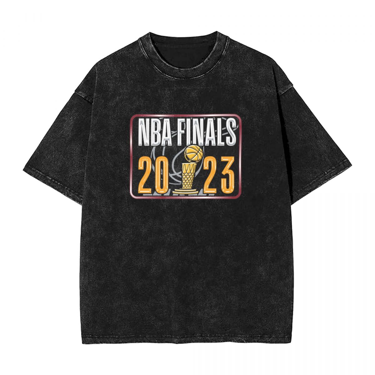Miami Heat 2023 NBA Finals Hook Printed Vintage Men's Oversized T-Shirt