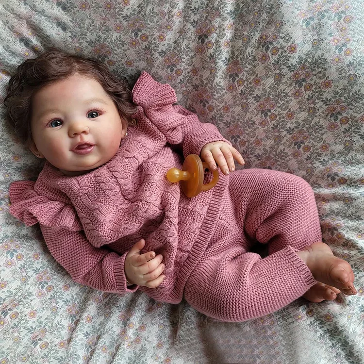 [Heartbeat💖 & Sound🔊] 20" Opened Eyes Handmade Reborn Baby Doll Realistic Reborn Baby Girl Sledava