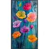 Flower-14CT Stamped Cross Stitch 40*70cm(Big Size) tapestrymarket