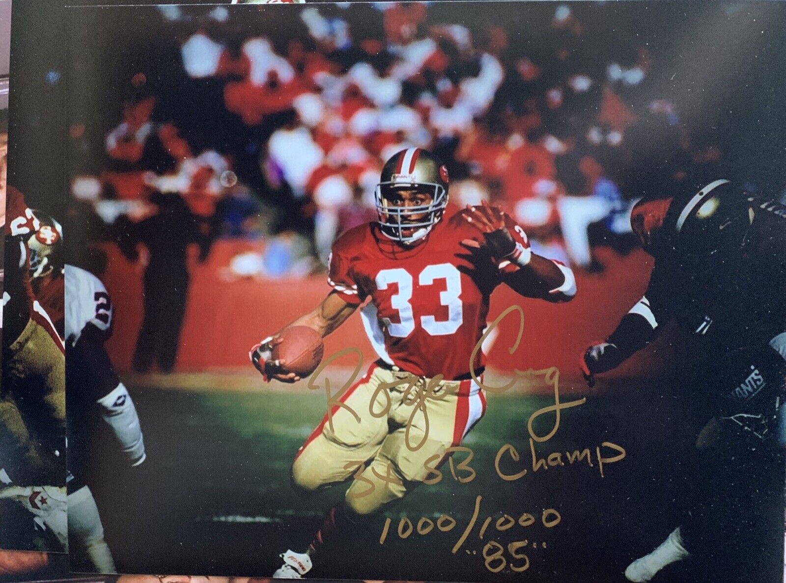 Roger Craig Signed 8x10 Photo Poster painting Pic Auto