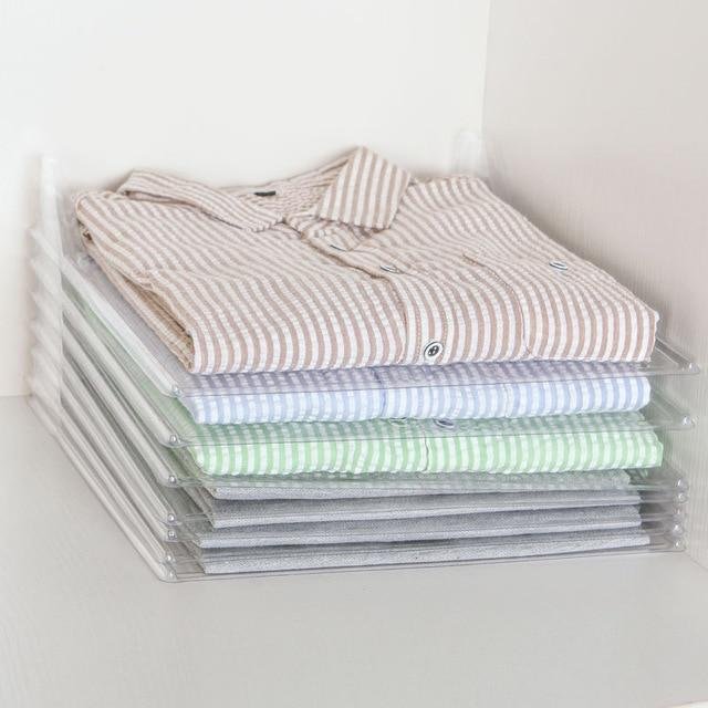 10 Layer Clothes Organizer Brilliant Makes Folding Storing Laundry
