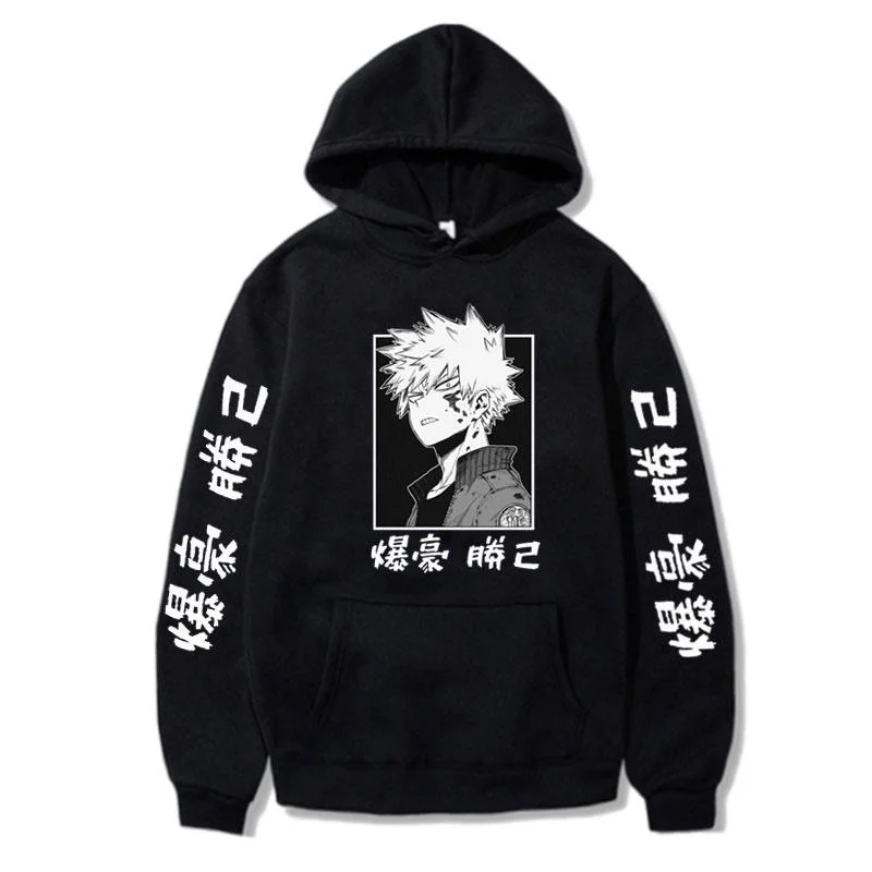 My Hero Academia Men Hoodies Sweatshirt Hip Hop Style Casual and Soft Tops