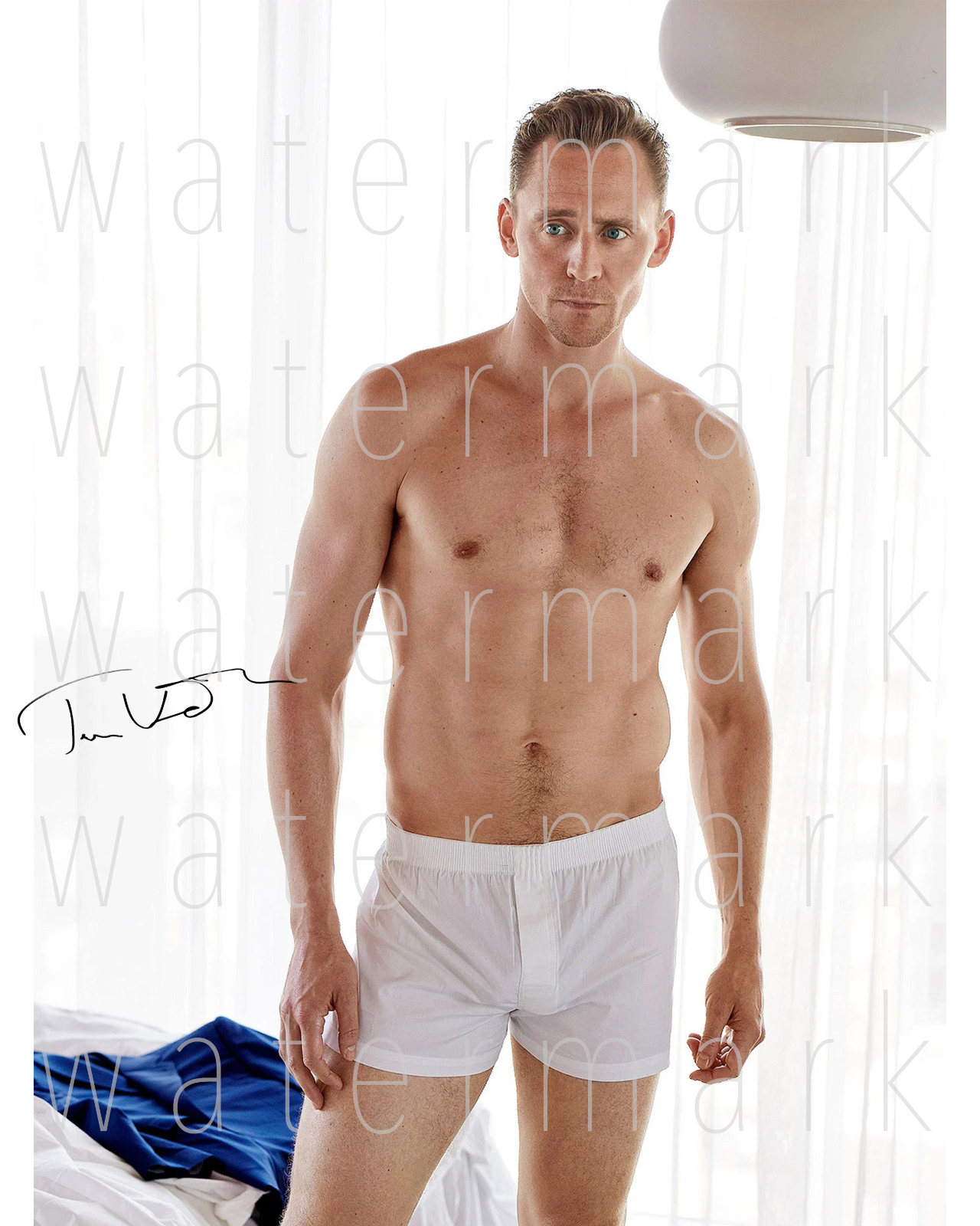 Tom Hiddleston sexy signed 8x10 Photo Poster painting print picture poster art autograph RP