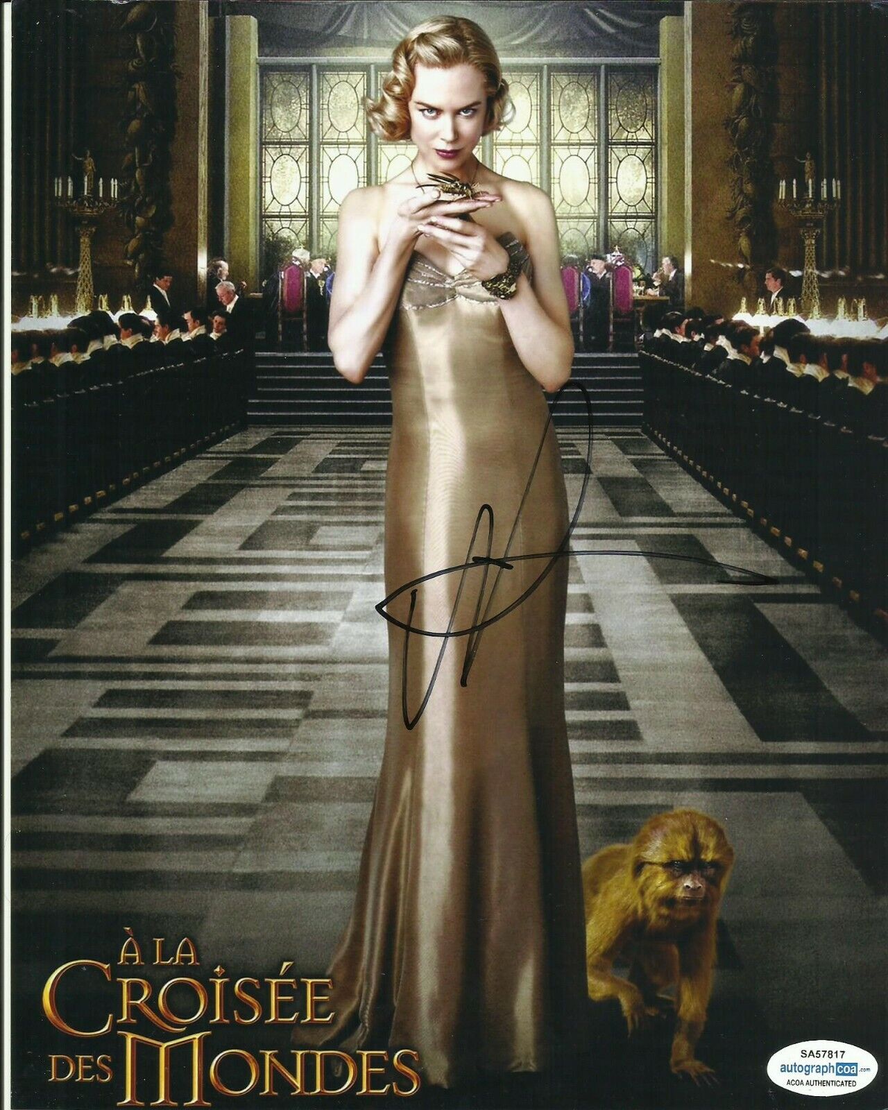 NICOLE KIDMAN SIGNED SEXY GOLDEN COMPASS Photo Poster painting UACC REG 242 ALSO ACOA CERTIFIED