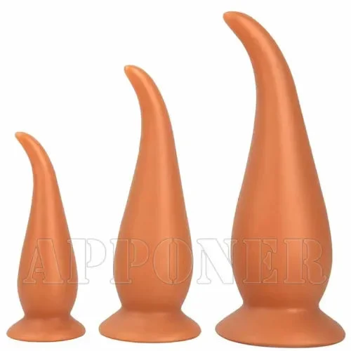 pornhint Pornhint Huge Anal Plug Silicone Dildo Stimulate Anus and Long Soft Penis Dilator Sex Toy