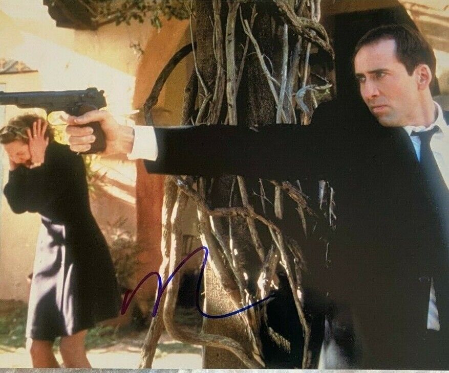 Nicolas Nick Cage signed autographed 11x14 Photo Poster painting Rock Con Air Face Off