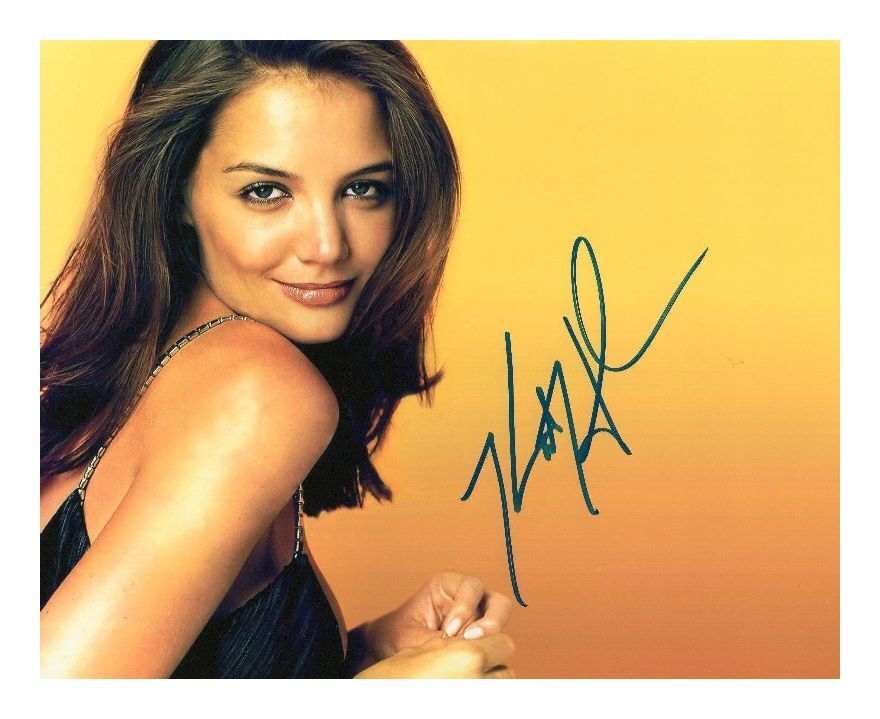 KATIE HOLMES AUTOGRAPHED SIGNED A4 PP POSTER Photo Poster painting PRINT 13